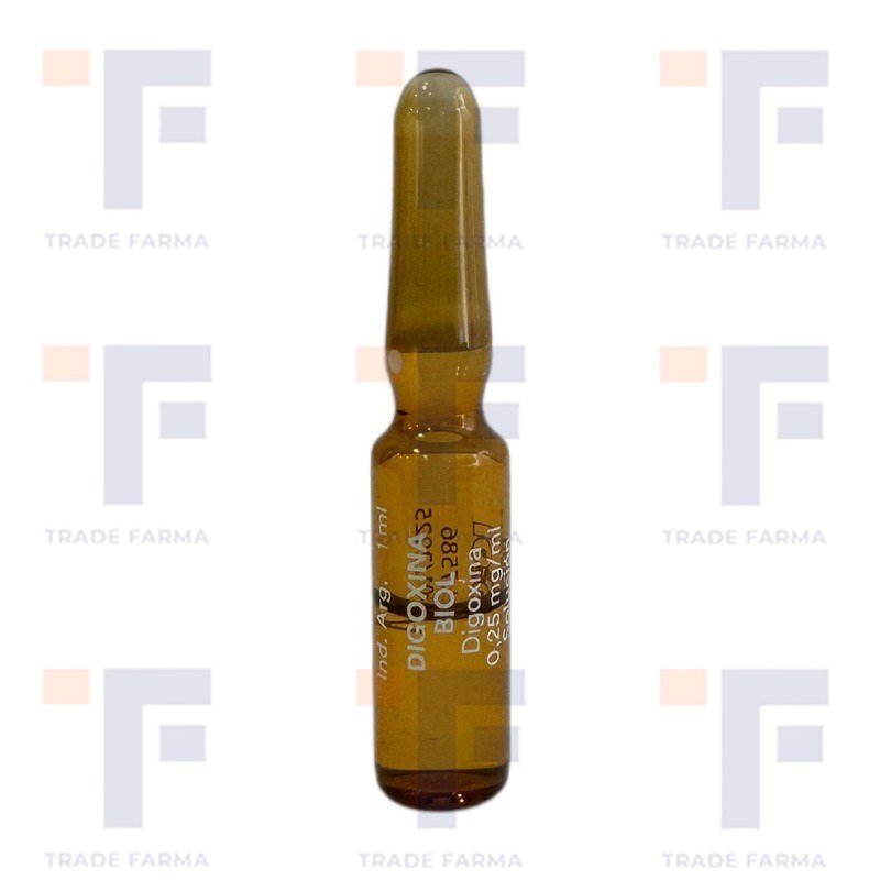 Digoxina 0,25 Mg/Ml, Inyectable 1 Ml