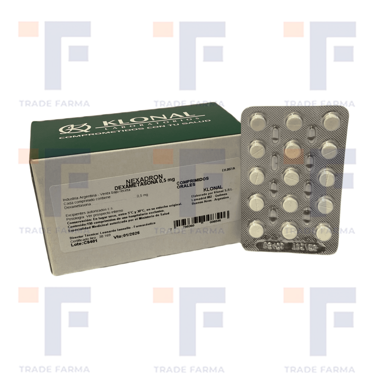 Dexametasona 0,5 Mg, Comprimido - Nexadron - (H-15-150)