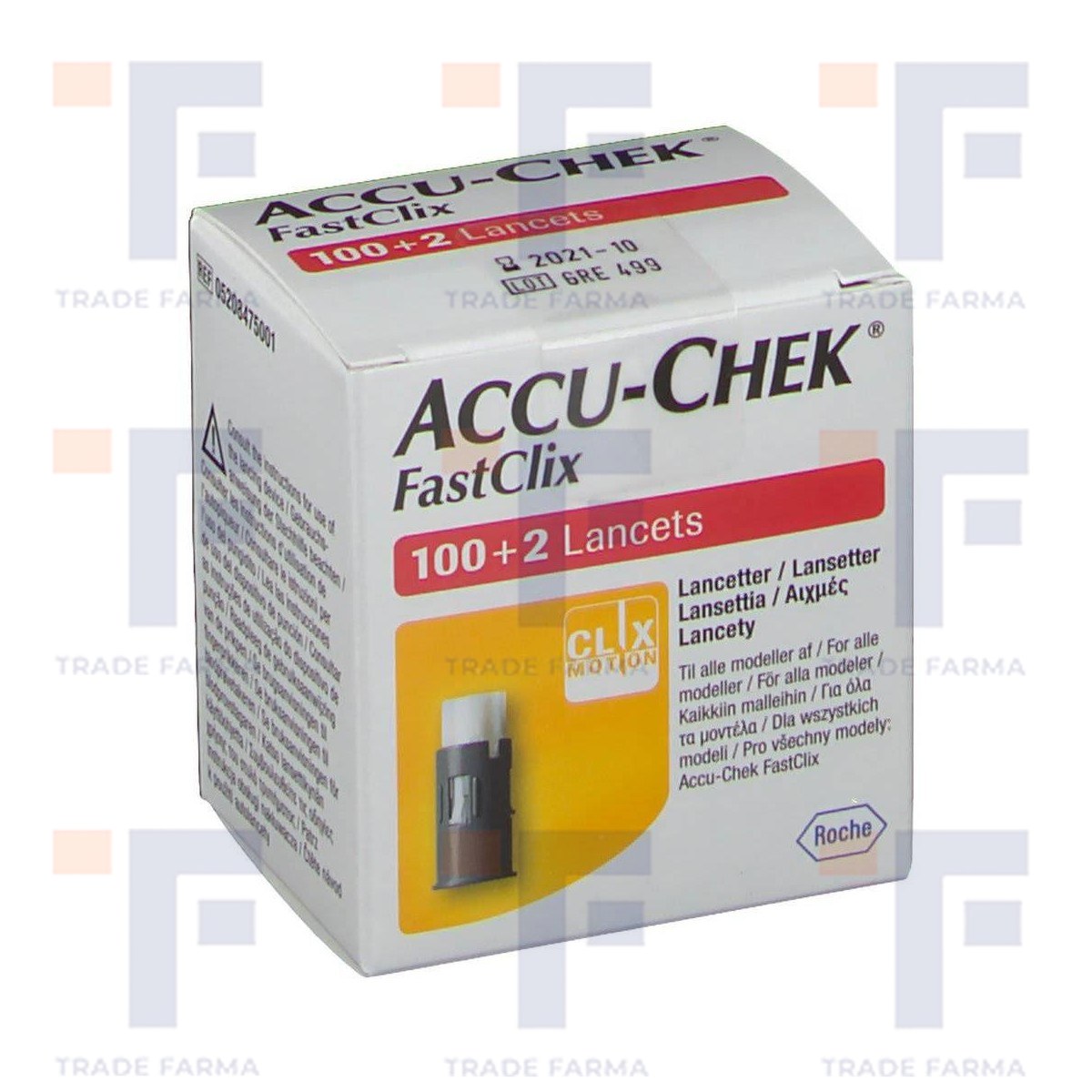 ACCU-CHEK FASTCLIX LANCETAS X 102